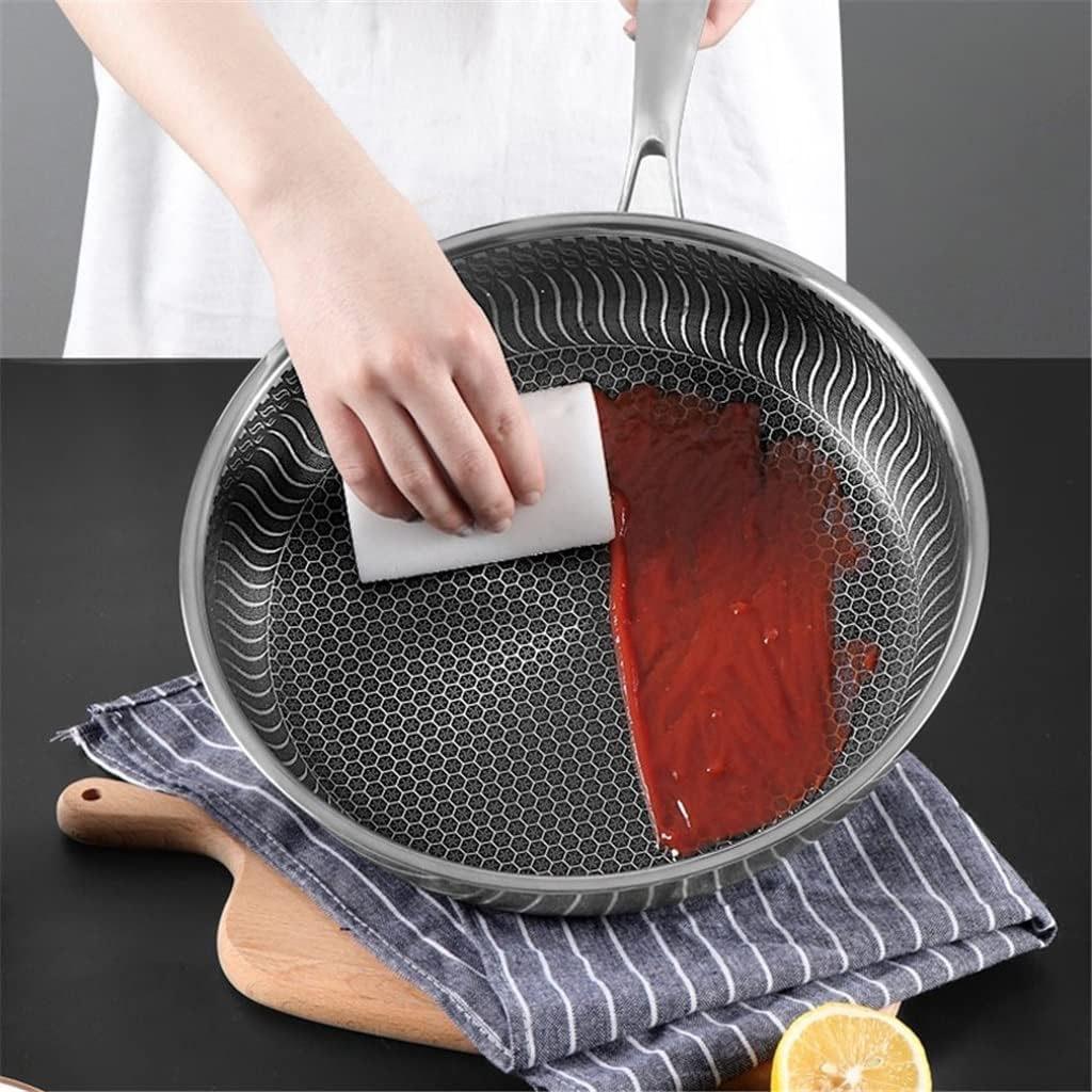 20-cm-Induktionsbratpfanne mit Gusseisenofenoption mit Deckel 