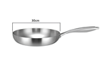28 cm thick frying pan with Green-Stone coating 