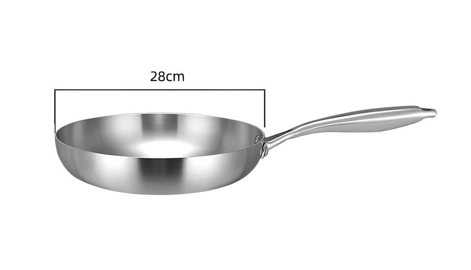 28 cm thick frying pan with Green-Stone coating 