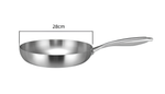 28 cm thick frying pan with Green-Stone coating 