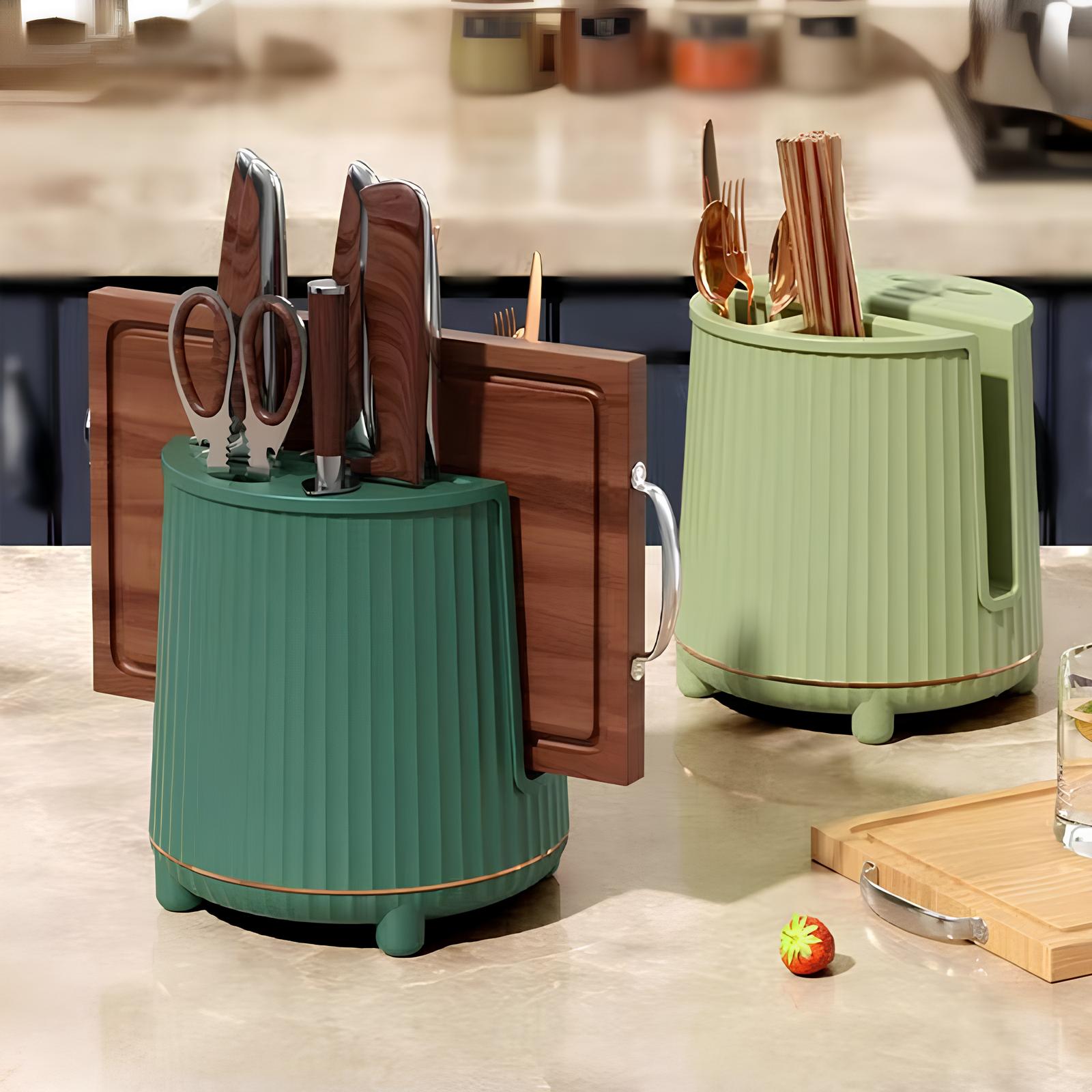 Porte-couteaux rotatif - UstensilesCulinaires