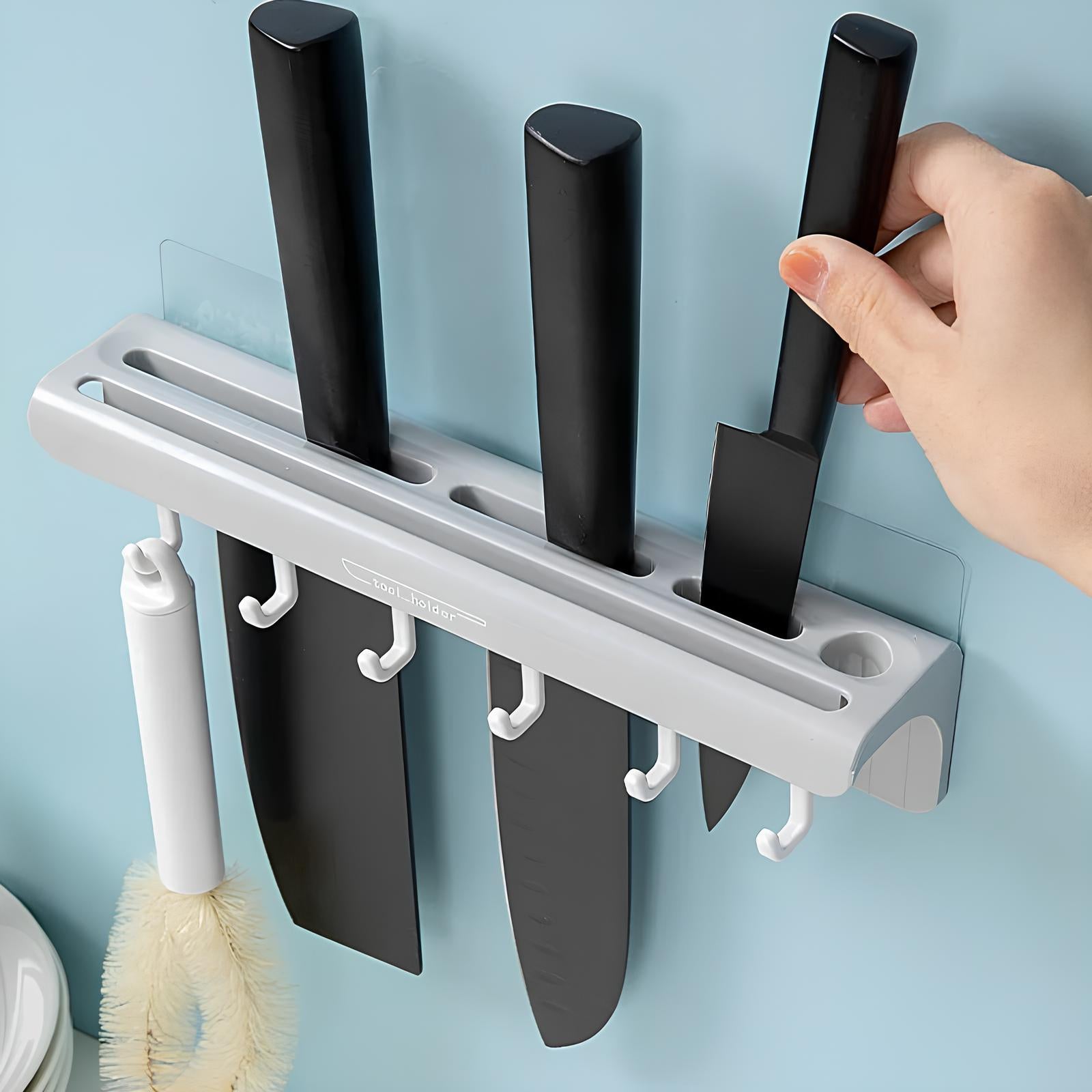 Porte-couteaux mural pratique - UstensilesCulinaires