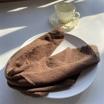 Raw bamboo cotton table napkin