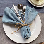 Raw bamboo cotton table napkin