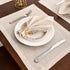 Serviette de table unie beige