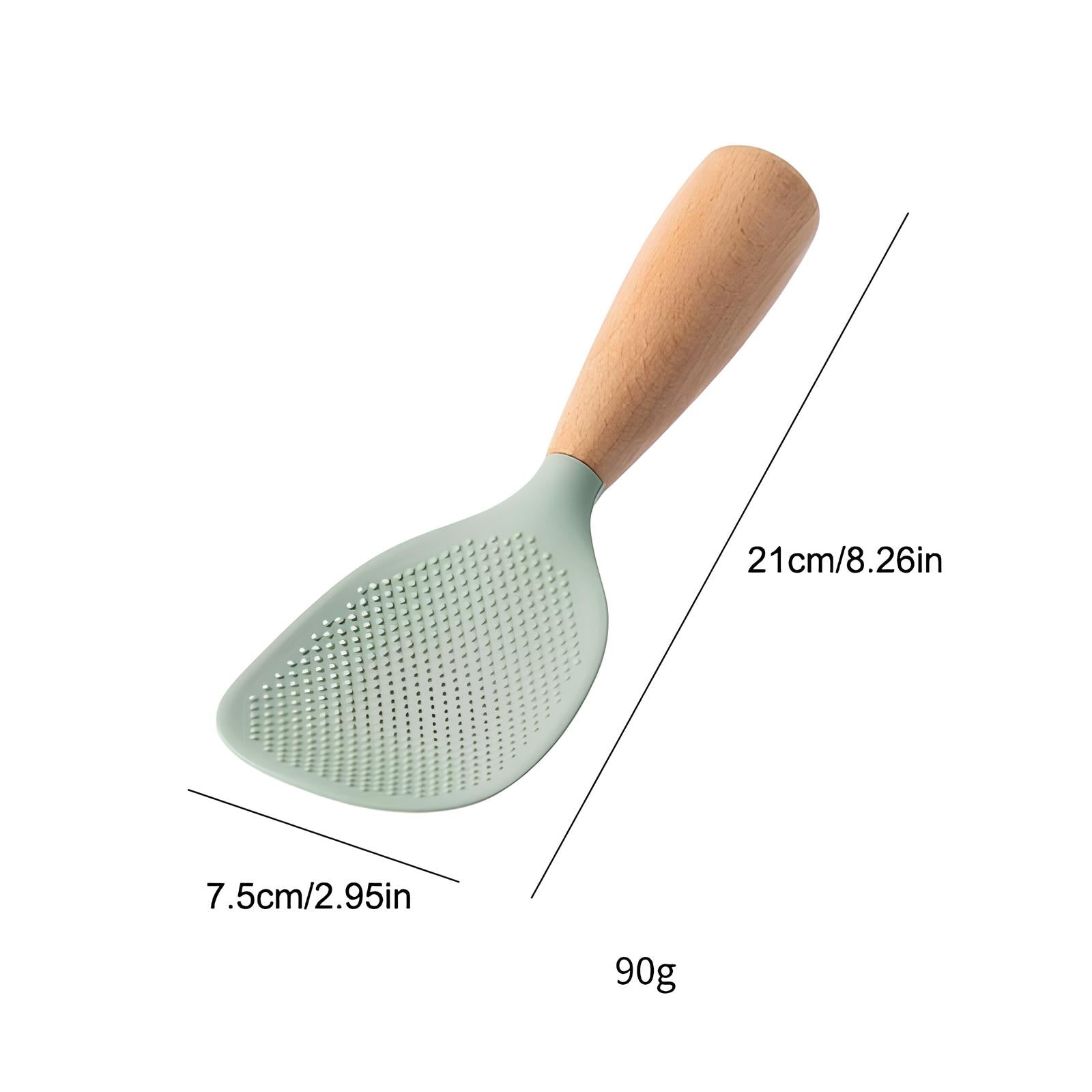 Spatule en silicone avec manche en bois - UstensilesCulinaires