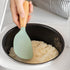 Spatule en silicone avec manche en bois - UstensilesCulinaires