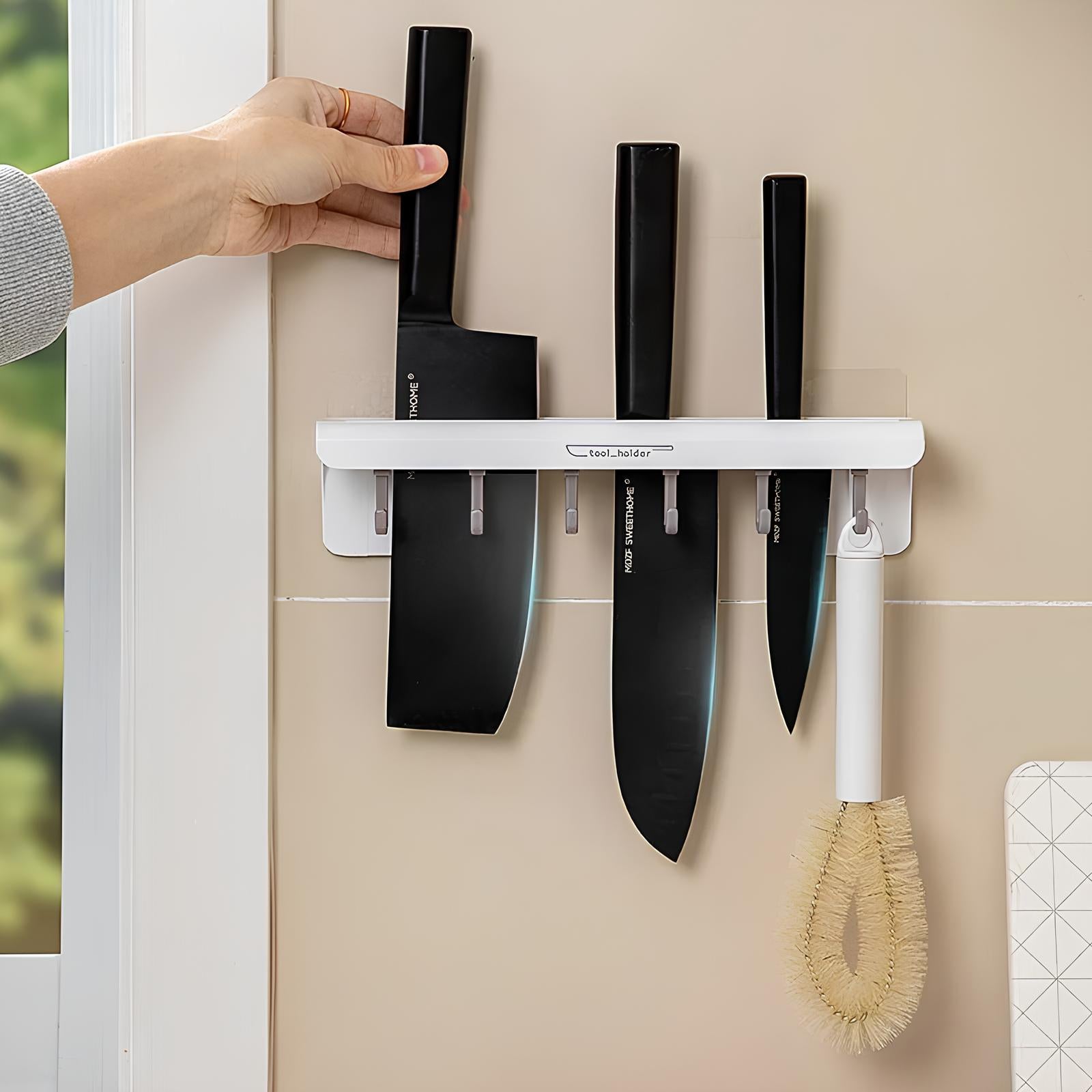 Porte-couteaux mural pratique - UstensilesCulinaires
