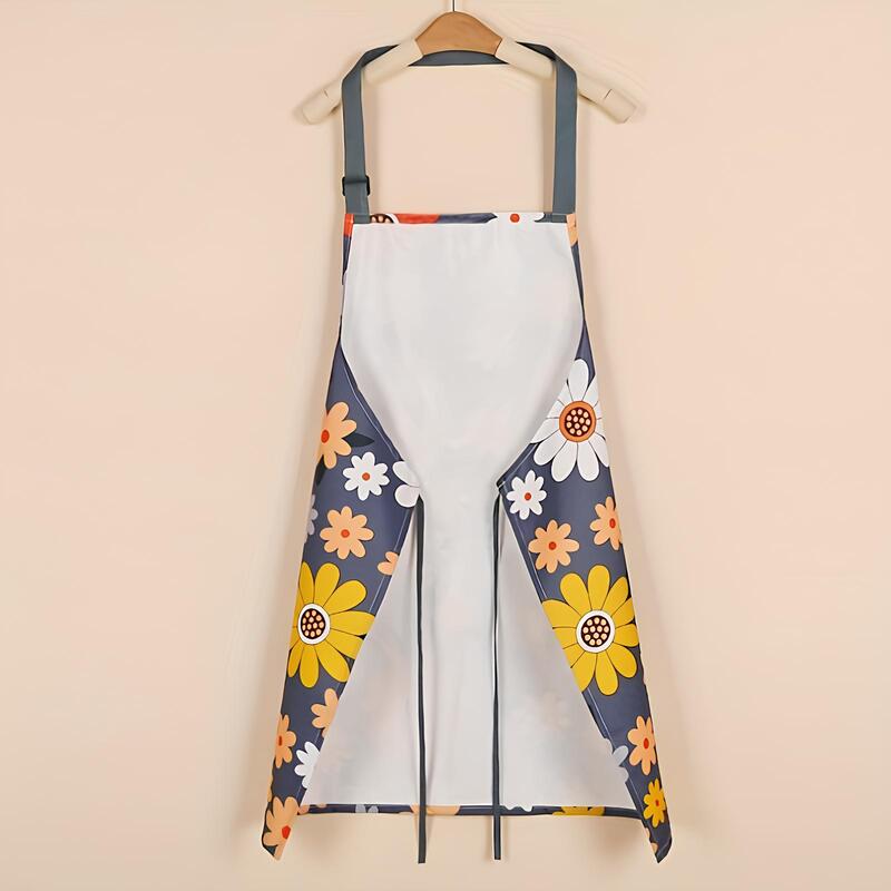 Tablier de cuisine imperméable imprimé floral