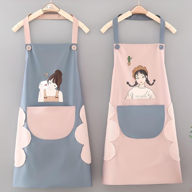 Tablier de cuisine impermeable pour femmes - UstensilesCulinaires 