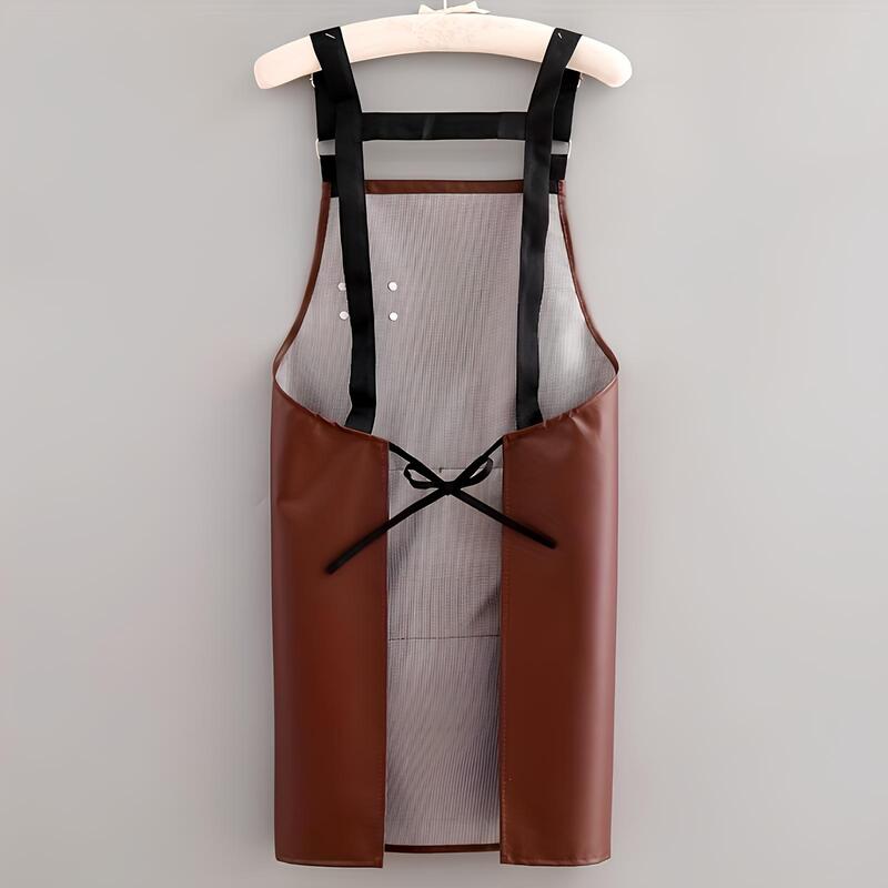 Tablier en simili cuir réglable