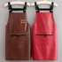 Tablier en simili cuir reglable pour femme - UstensilesCulinaires 
