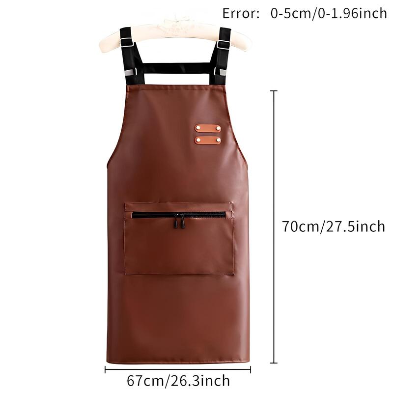 Tablier en simili cuir réglable