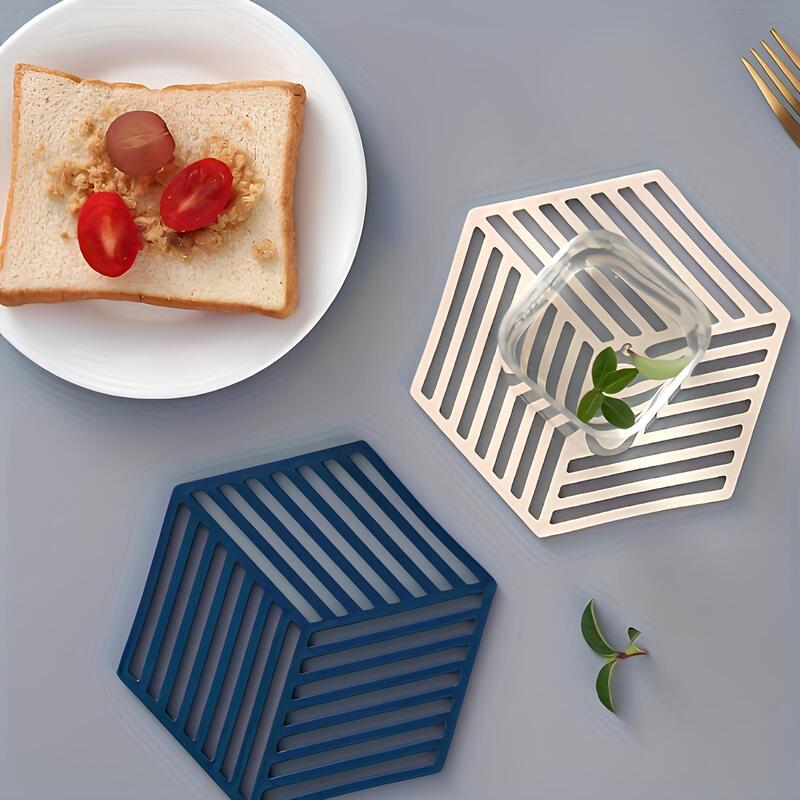 Hexagonal Silicone Trivet