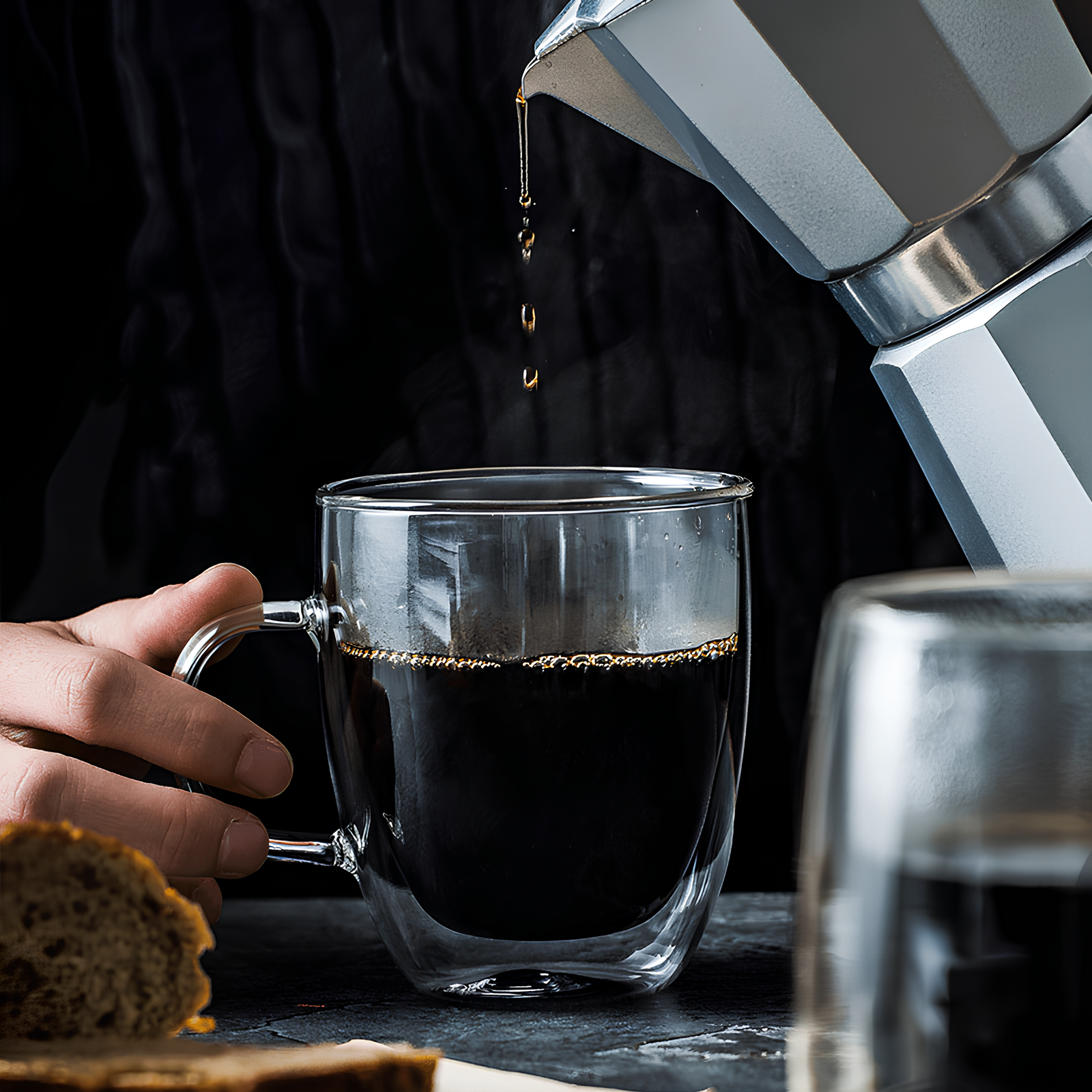 Tasse en Verre Borosilicaté Double Paroi - UstensilesCulinaires