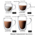 Tasse en Verre Borosilicaté Double Paroi - UstensilesCulinaires