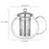 Théière infuseur en verre borosilicate  d'un litre - UstensilesCulinaires