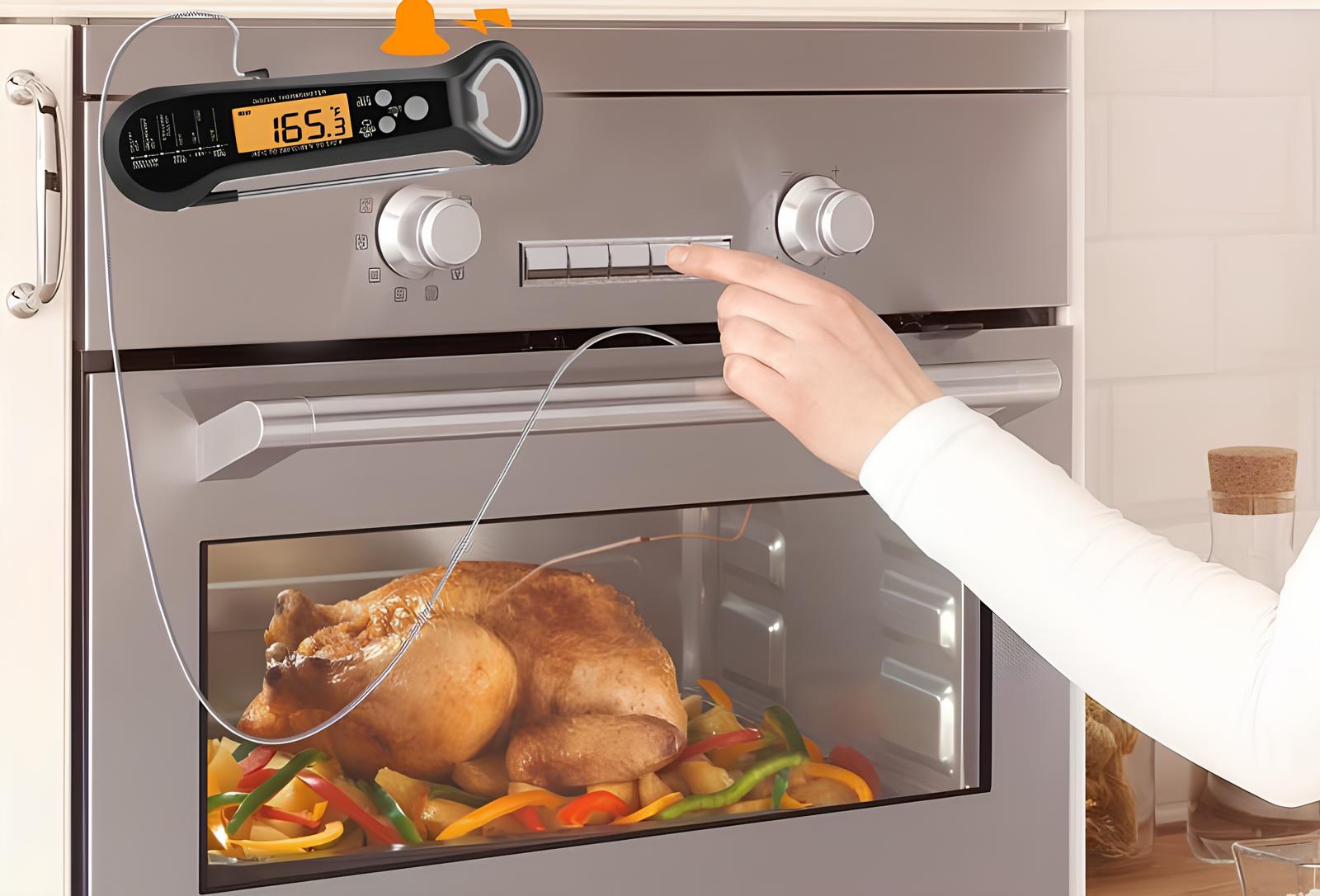 Thermomètre numérique à double sonde et étanche - UstensilesCulinaires