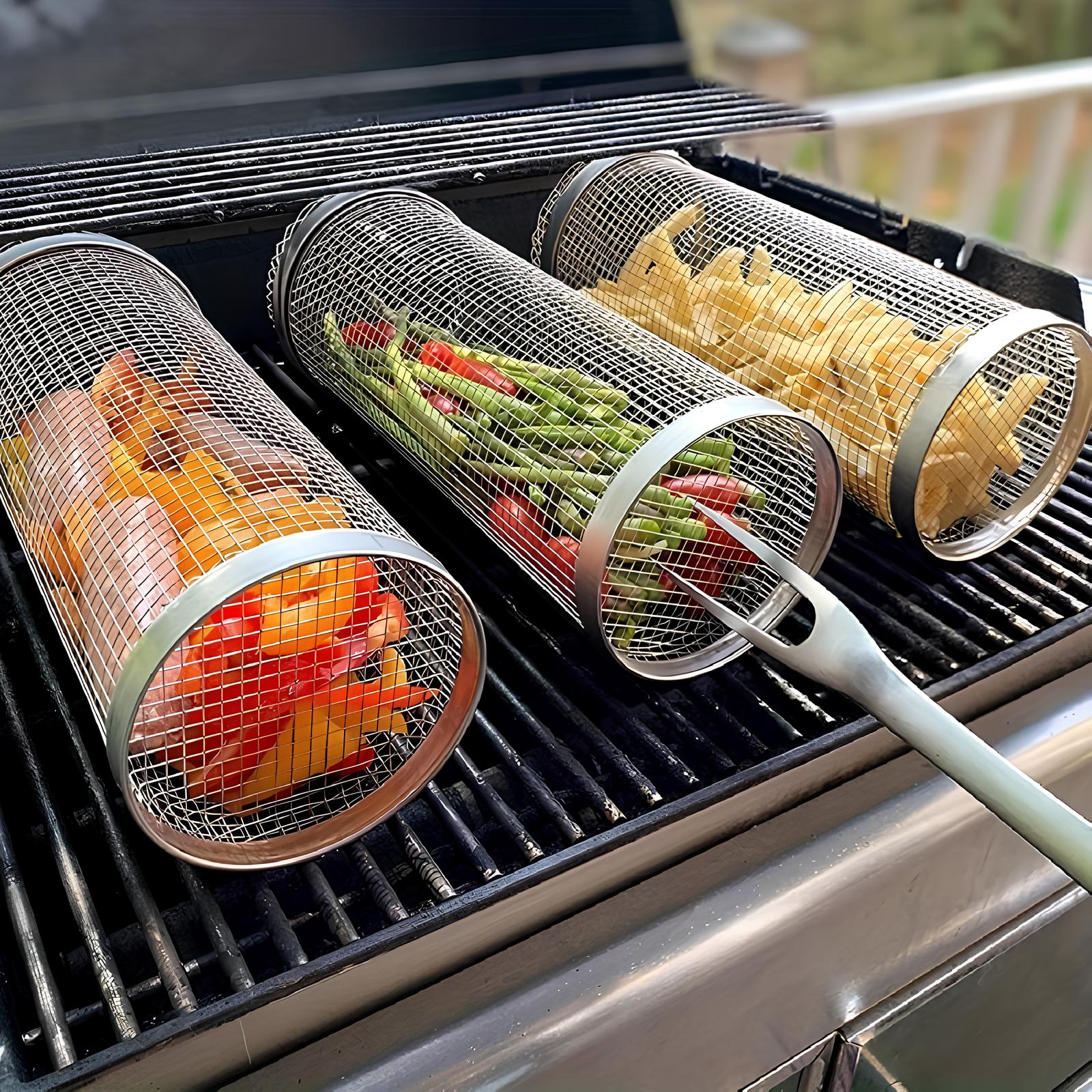 Tube de filet en acier inoxydable pour barbecue - UstensilesCulinaires