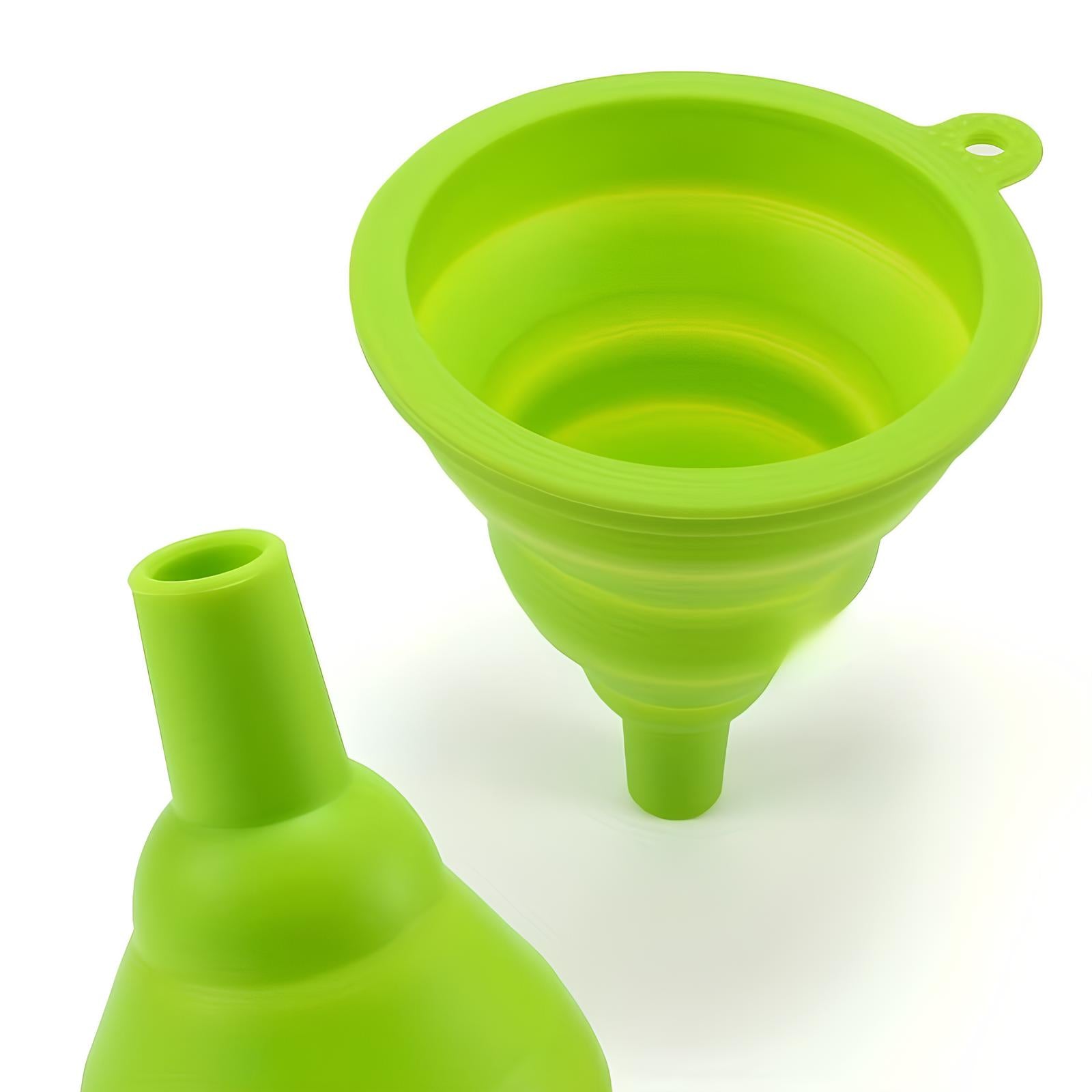 Entonnoir pliable en silicone - UstensilesCulinaires