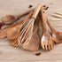 Ustensiles de cuisine en teck Set de 11 pièces - UstensilesCulinaires