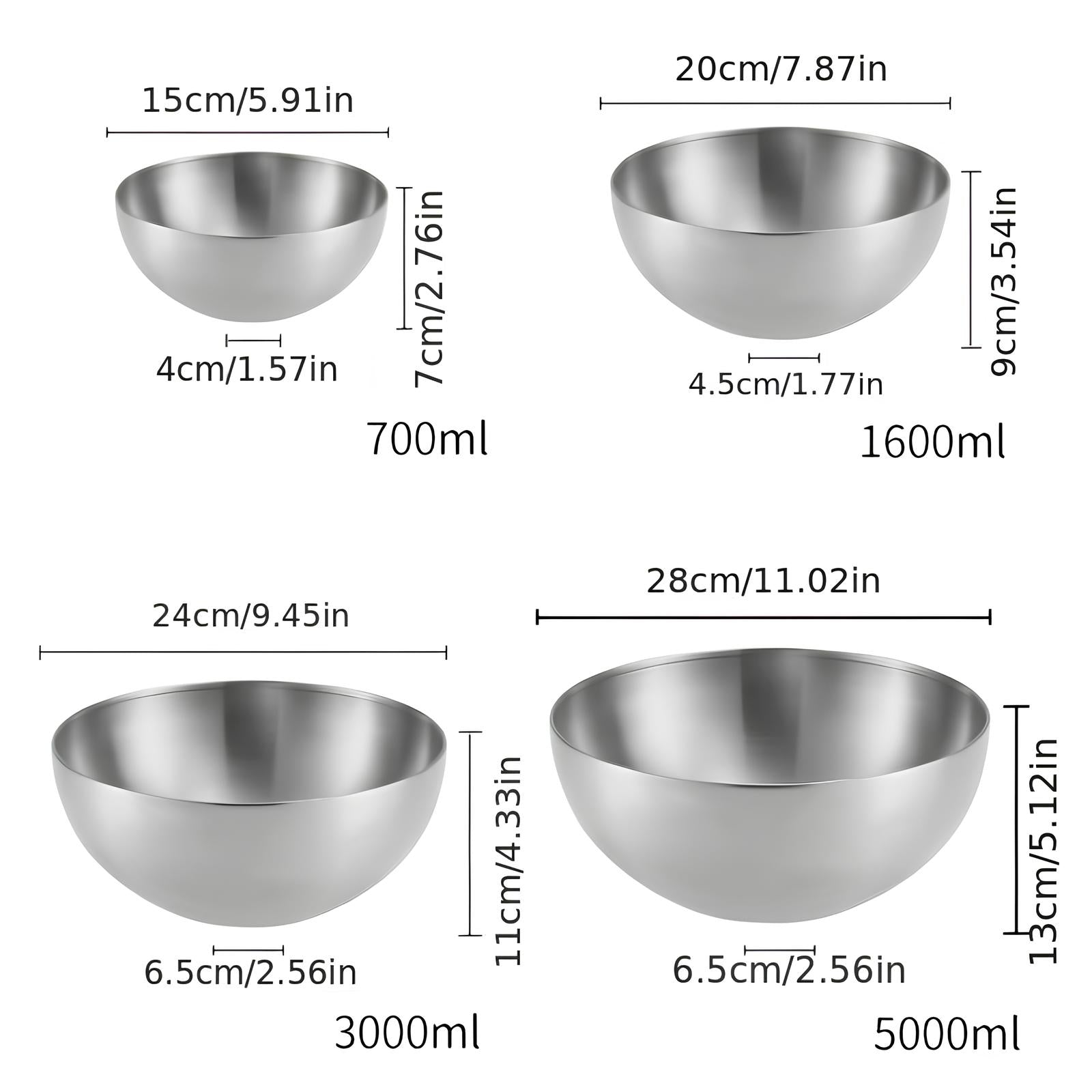 Shaded Blue Ceramic Salad Bowl
