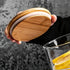 Bocal empilable en verre Borosilicate avec couvercle en bambou