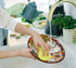 Assiette motif floral | Assiette floral fait main | Ustensiles Culinaires