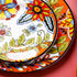 Assiette motif floral | Assiette floral fait main | Ustensiles Culinaires