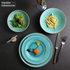 Assiettes creuses pâtes | La turquoise  | Ustensiles Culinaires 
