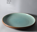Assiettes creuses pâtes | La turquoise  | Ustensiles Culinaires 