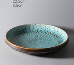 Assiettes creuses pâtes | La turquoise  | Ustensiles Culinaires 
