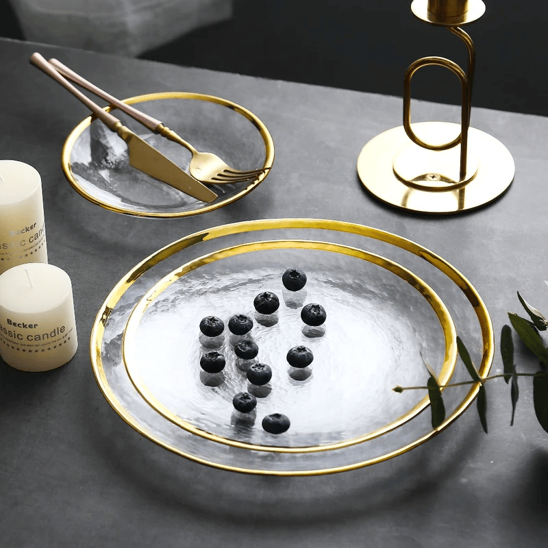 Assiette en opale  | Assiettes plates collection | Ustensiles Culinaires