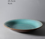 Assiettes creuses pâtes | La turquoise  | Ustensiles Culinaires 