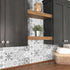 Autocollant mural imitation faïence Patchwork - UstensilesCulinaires