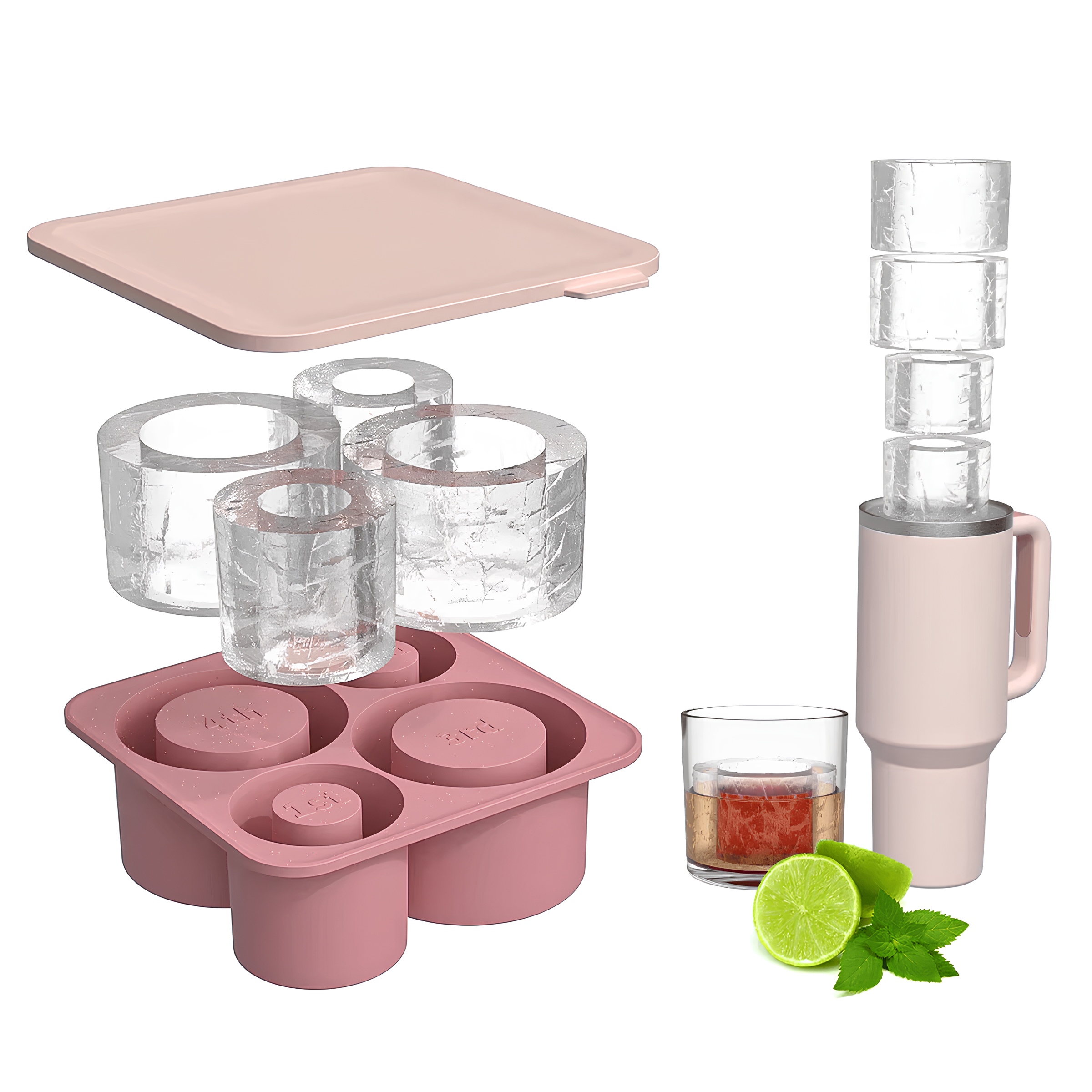 Bac à glaçons en silicone - Formes originales