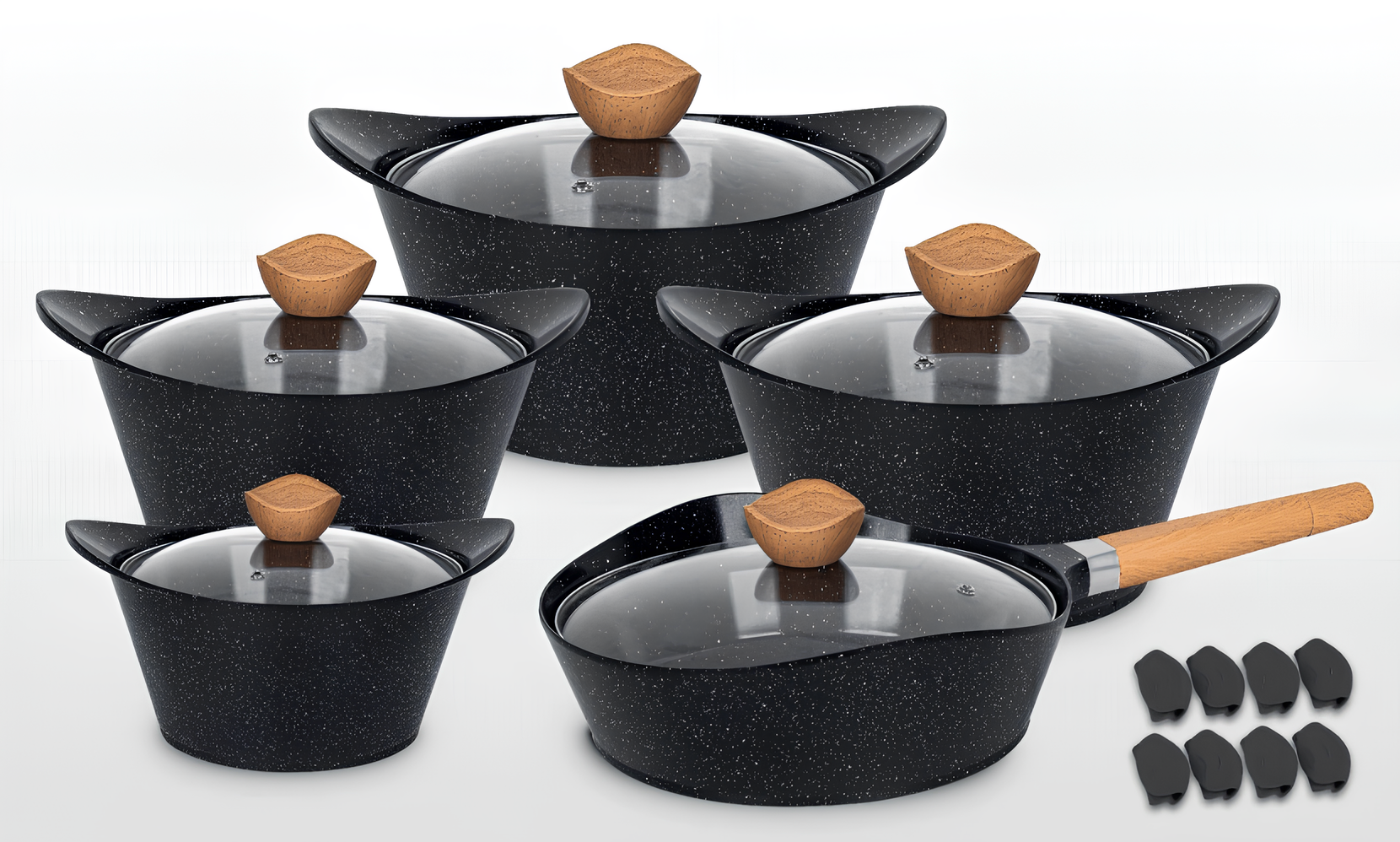 Batterie de cuisine professionnelle 10 pièces - L'ovale - UstensilesCulinaires