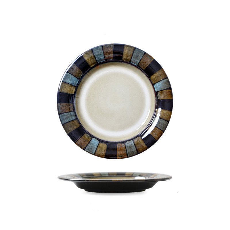 Assiette Creuse Porcelaine | La mosaique | Ustensiles Culinaires