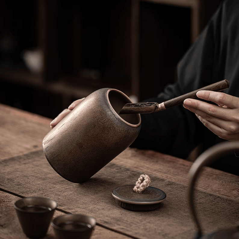 Pot de conservation en céramique - UstensilesCulinaires