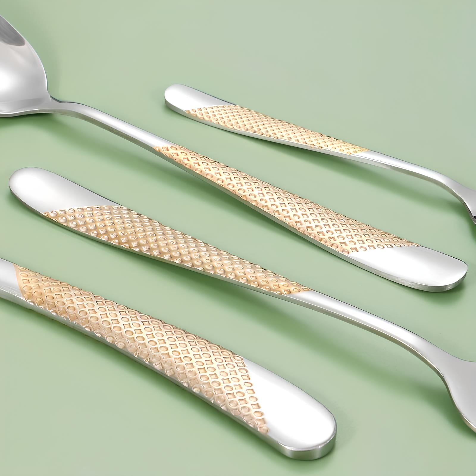 Set de couverts 20 pcs - Design raffiné - UstensilesCulinaires