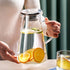 Carafe d'eau en verre borosilicate double fonction - UstensilesCulinaires