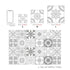 Autocollant mural imitation faïence Patchwork - UstensilesCulinaires