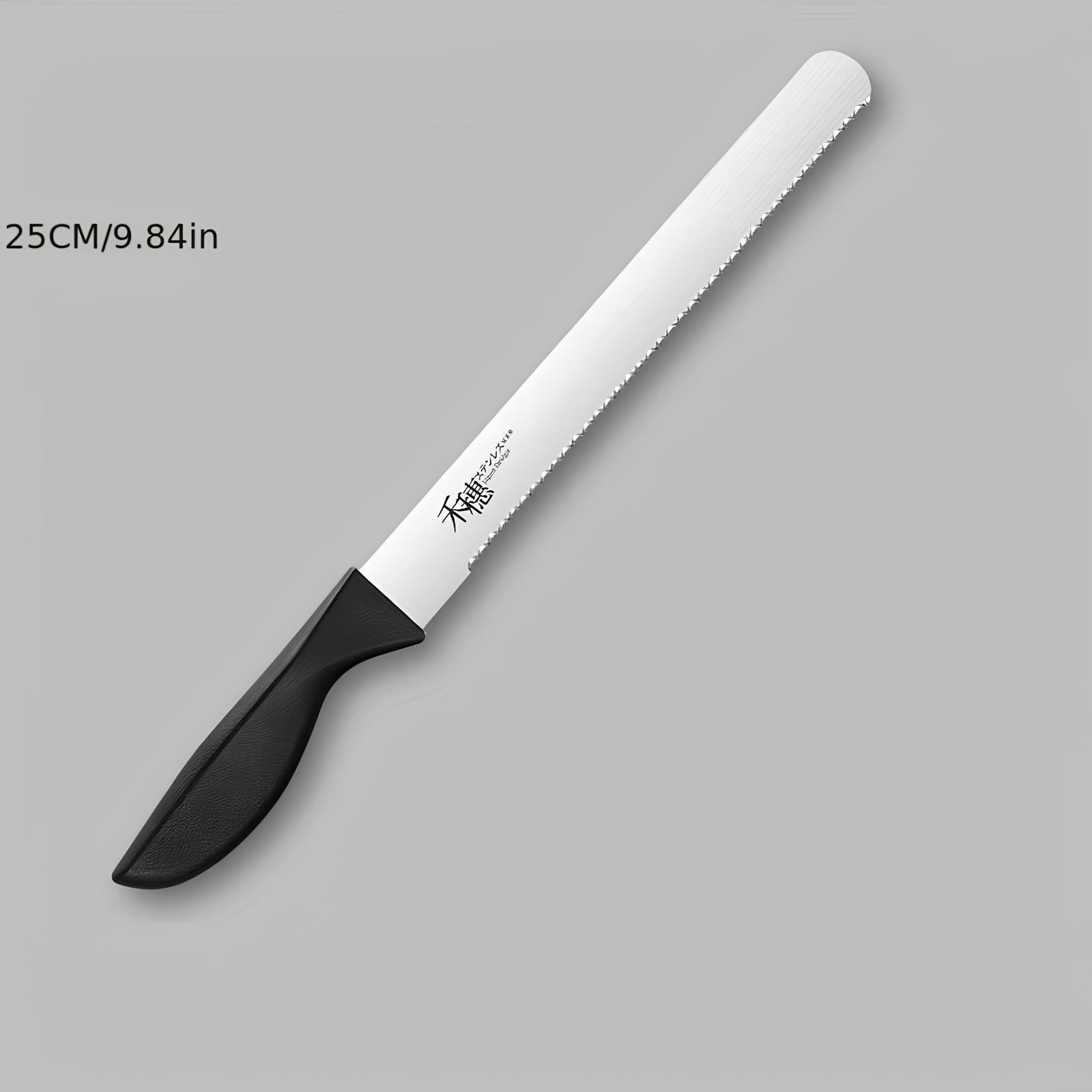 Couteau à pain en acier inoxydable 25 et 31 cm - UstensilesCulinaires