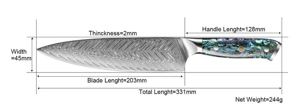 Couteaux chef - Isaki - UstensilesCulinaires