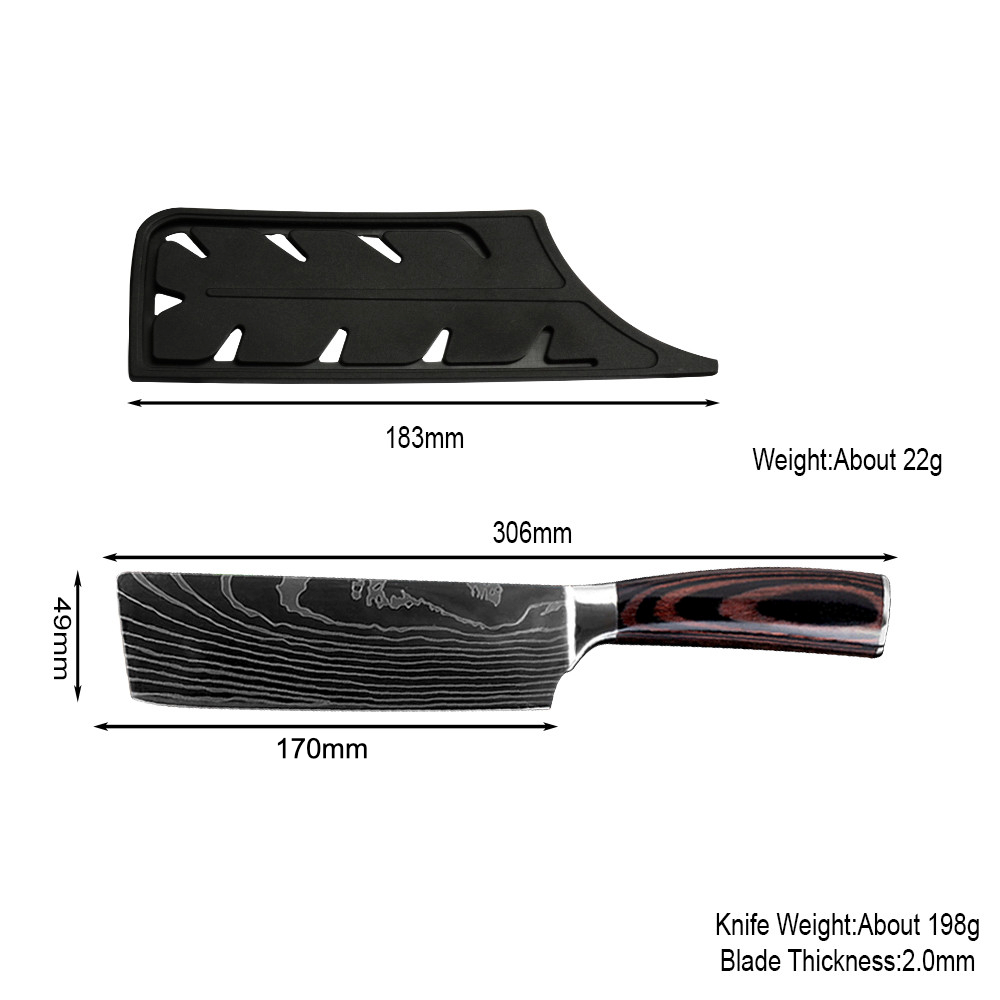Couteau japonais - Santoku 17 cm - UstensilesCulinaires