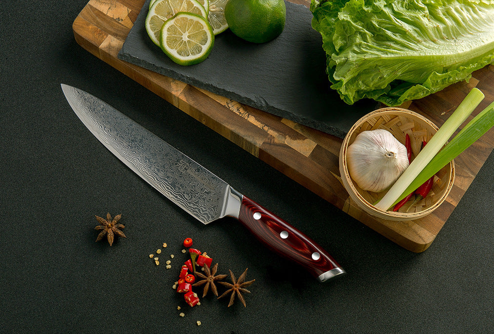 Couteau chef - le santoku - UstensilesCulinaires