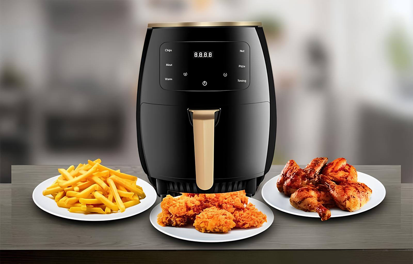 Friteuse Airfryer 4,5 et 6L multifonction - UstensilesCulinaires