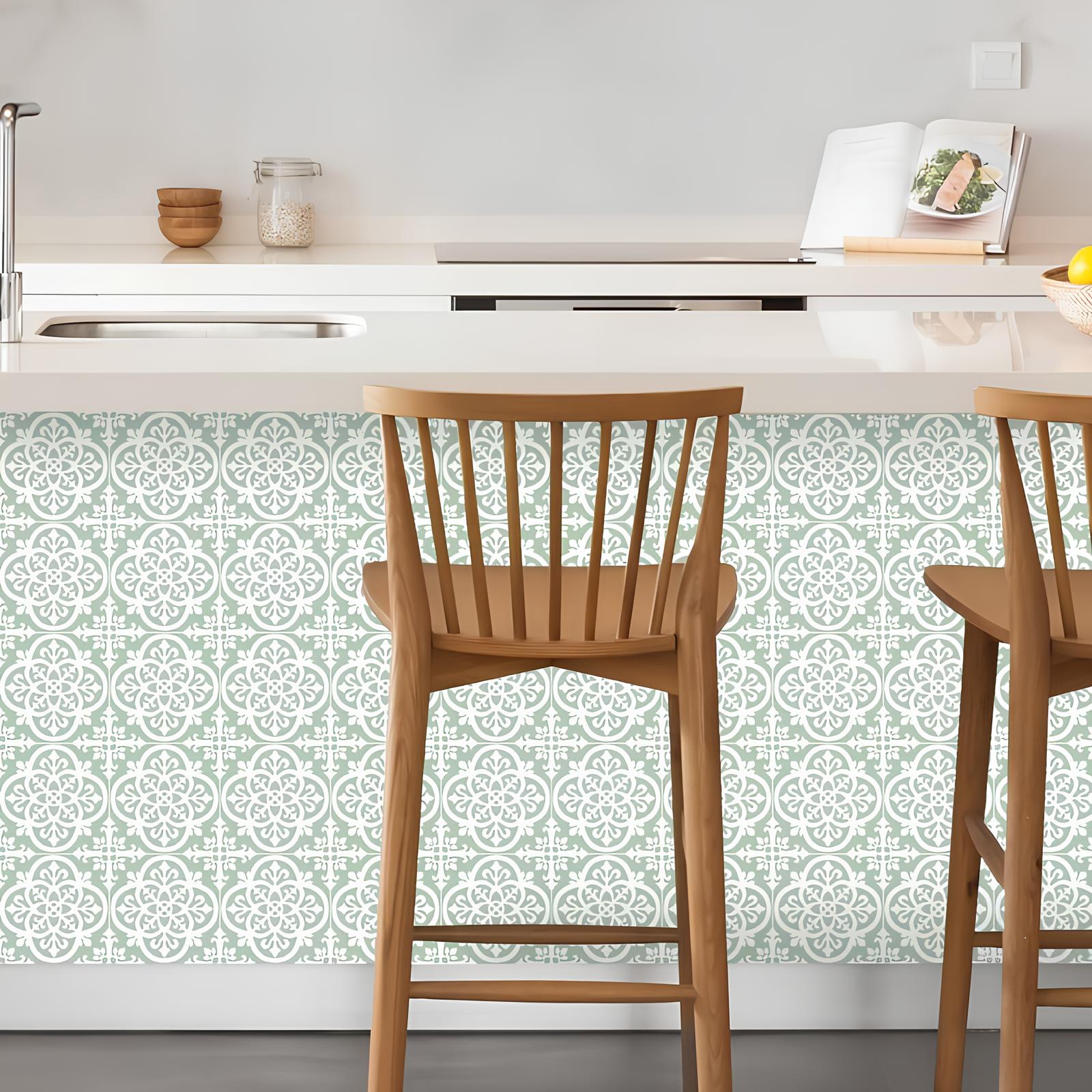 Carreaux adhésifs motif Bohème - UstensilesCulinaires