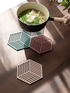 Hexagonal Silicone Trivet
