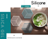 Hexagonal Silicone Trivet